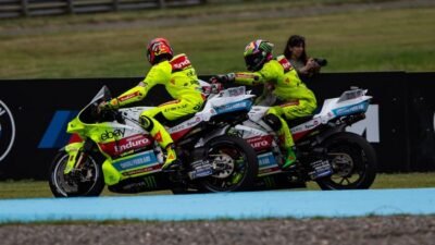 Panas di Garasi VR46! Diggia Murka, Rekan Setim Nyaris Adu Senggol