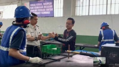 Kandang Ayam Sistem Baterai Lapas Gunung Sindur Dukung Ketahanan Pangan Nasional