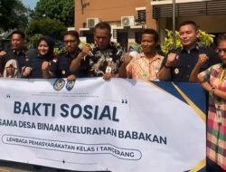 100 Paket Sembako Lapas I Tangerang Mengalir ke Warga