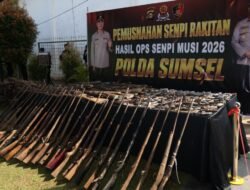 Polda Sumsel Catat Ratusan Senjata Api Ilegal, 234 Diserahkan Warga Secara Sukarela