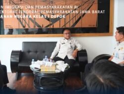 Kanwil Ditjenpas Jabar Tinjau Produktifitas Warga Binaan Rutan Depok